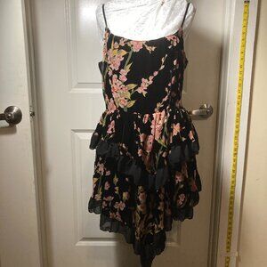 Dolls Kill Widow Magical Hearts Velvet Mini Dress